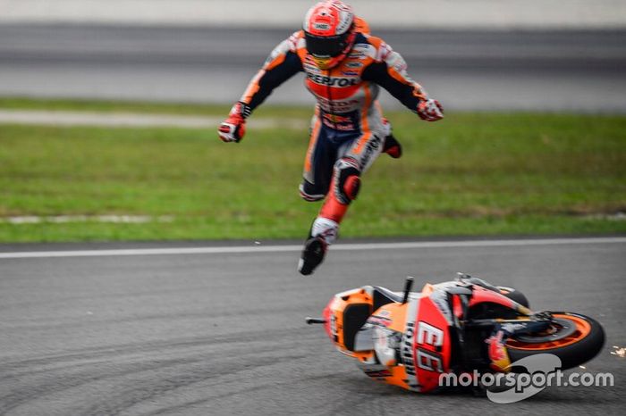 Marc Marquez, Repsol Honda Team - 14 cadute