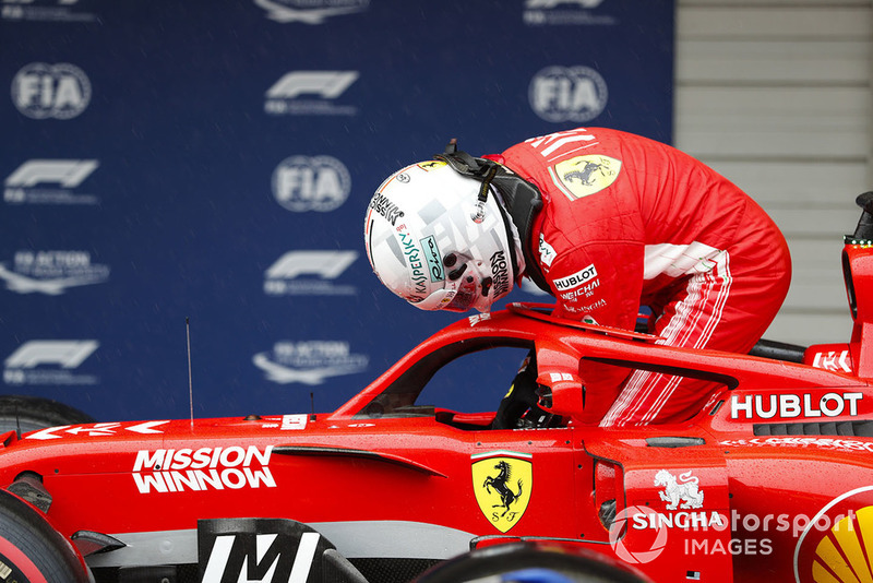 8: Sebastian Vettel, Ferrari SF71H, 1'32.192