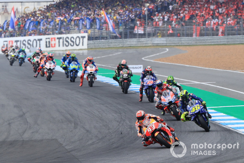 Renn-Action in Buriram: Marc Marquez, Repsol Honda Team, führt