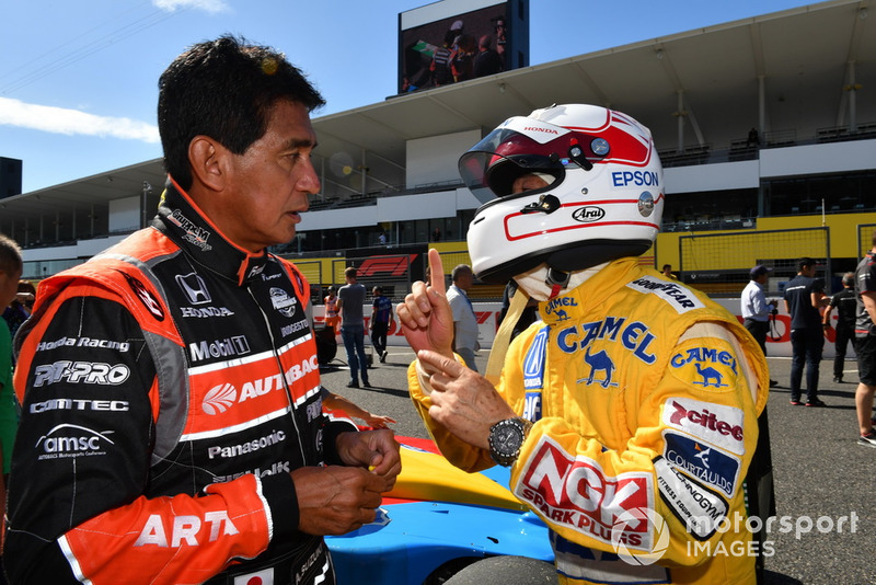 Aguri Suzuki y Satoru Nakajima Leyendas F1 30 aniversario 