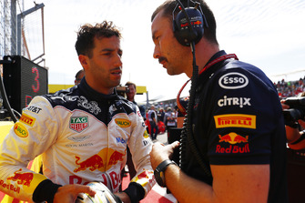 Daniel Ricciardo, Red Bull Racing, in griglia di partenza