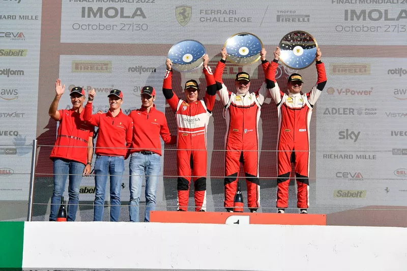 Il podio della Finale Coppa Shell AM