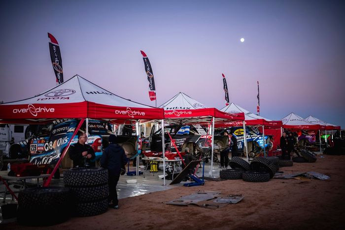 Overdrive Racing bivouac atmosphere
