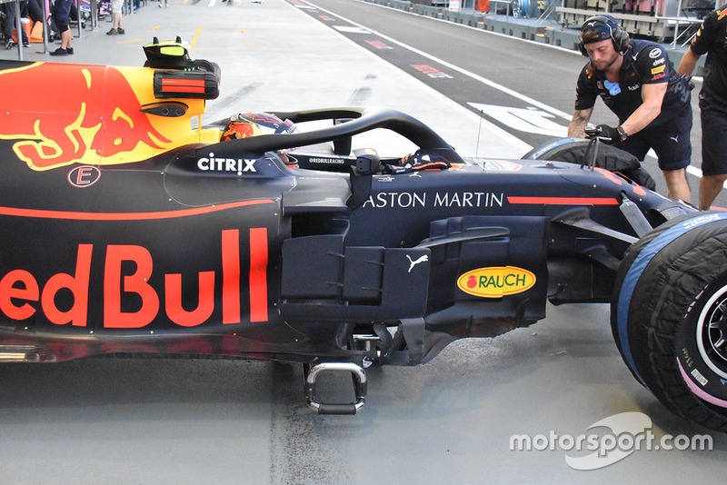 Detalle lateral del Red Bull