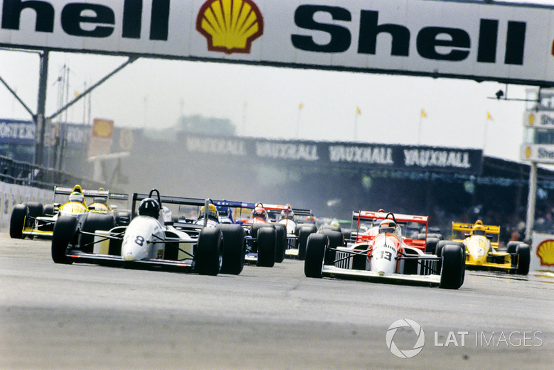 1990 Silverstone, Damon Hill and Allan McNish