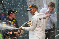 Ganador, Lewis Hamilton, Mercedes AMG F1 celebra