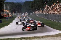 Jacky Ickx, Ferrari 312B voor Pedro Rodriguez, BRM, Clay Regazzoni, Ferrari 312B