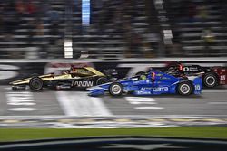 James Hinchcliffe, Schmidt Peterson Motorsports Honda, Tony Kanaan, Chip Ganassi Racing Chevrolet