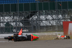 Alvaro Bautista, Aprilia Racing Team Gresini crash