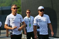 Jenson Button, McLaren y Fernando Alonso, McLaren