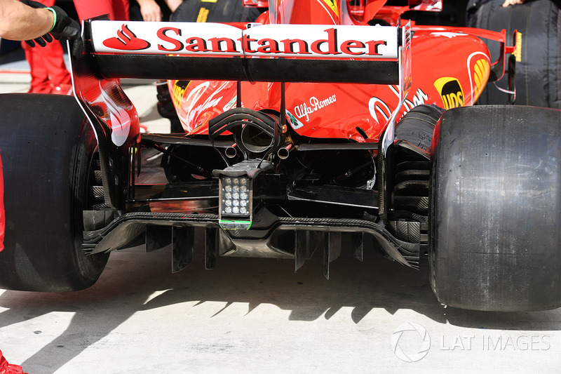 Trasera del Ferrari SF70H