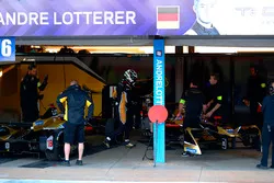 Andre Lotterer, Techeetah, fait un arrêt au stand