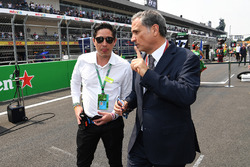 Rodrigo Sanchez, directeur du marketing du Grand Prix du Mexique et Alejandro Soberon, Président et PDG du CIE Group et président du Grand Prix du Mexique