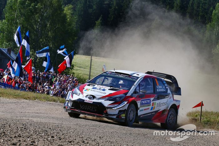 Ott Tanak, Martin Järveoja, Toyota Yaris WRC, Toyota Gazoo Racing