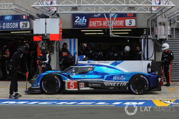 #5 CEFC TRSM RACING Ginetta G60-LT-P1: Charles Robertson, Michael Simpson, Leo Roussel