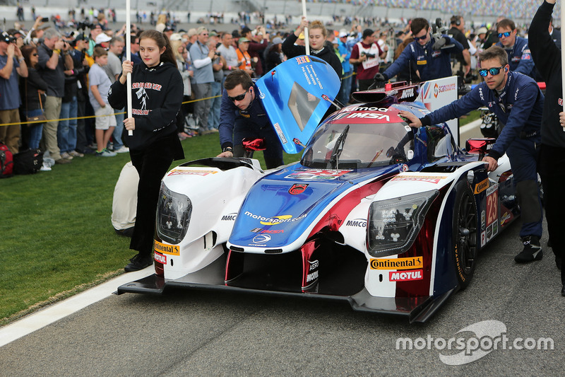 El coche #23 United Autosports Ligier LMP2: Phil Hanson, Lando Norris, Fernando Alonso