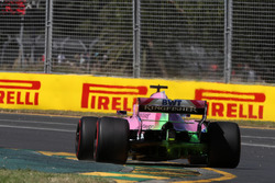 Sergio Perez, Force India VJM11 with aero paint