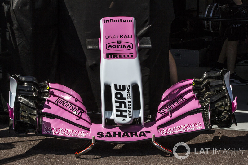 Force India VJM11 nose and front wing