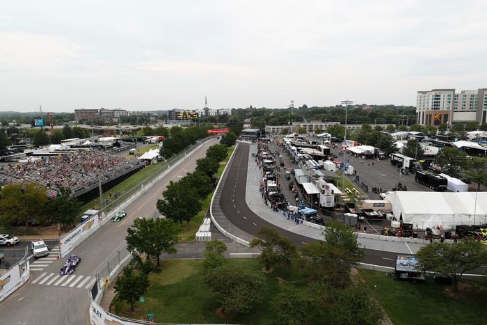 Un vistazo aéreo del circuito