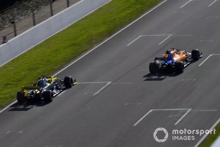 Daniel Ricciardo, Renault F1 Team R.S. 19  y Lando Norris, McLaren MCL34