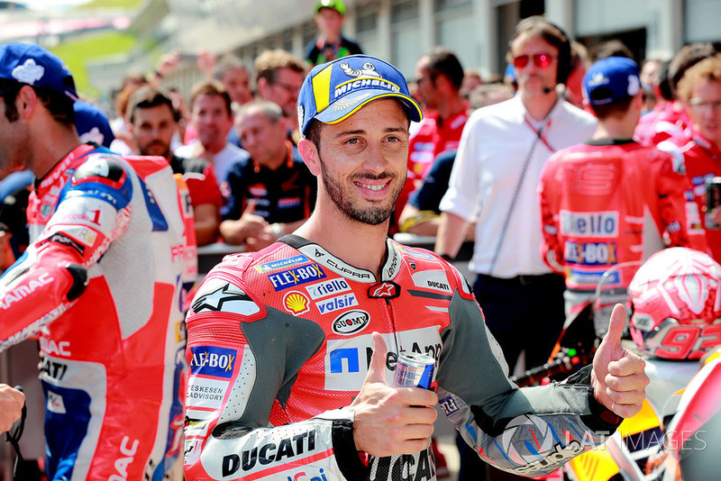 Il secondo qualificato Andrea Dovizioso, Ducati Team