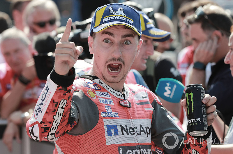Обладатель поула Хорхе Лоренсо, Ducati Team