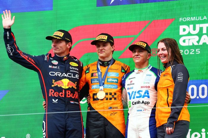 Oscar Piastri, McLaren, Max Verstappen, Red Bull Racing, Isack Hadjar, Racing Bulls Team