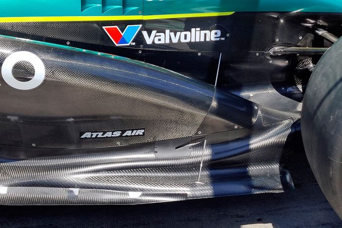 Aston Martin AMR25 detalles técnicos