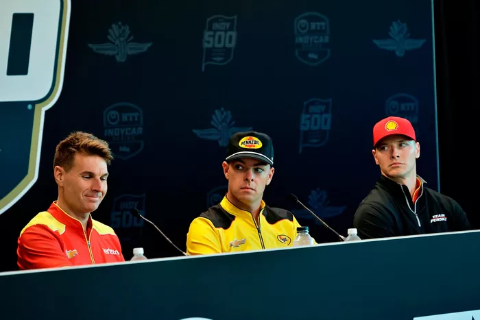 Will Power, Team Penske, Scott McLaughlin, Team Penske, Josef Newgarden, Team Penske
