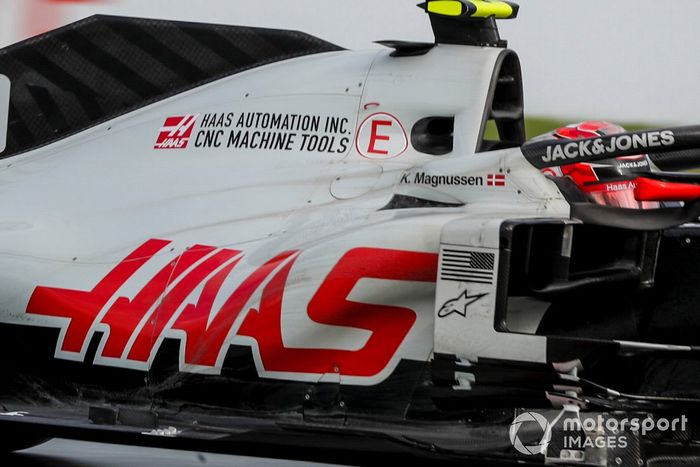 Detalle lateral del VF-20 de Haas