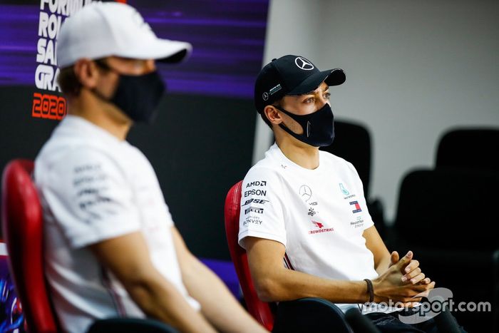 Valtteri Bottas, Mercedes-AMG F1, George Russell, Mercedes-AMG F1