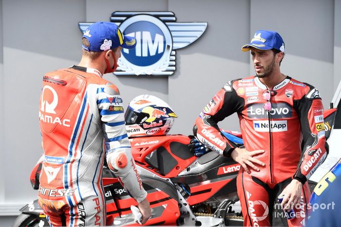 Ganador Andrea Dovizioso, Ducati Team, tercero Jack Miller, Pramac Racing