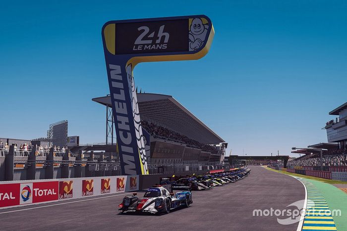 #1 Rebellion Williams Esport Oreca 07 LMP2: Louis Deletraz, Raffaele Marciello, Nikodem Wisniewski, Kuba Brzezinski