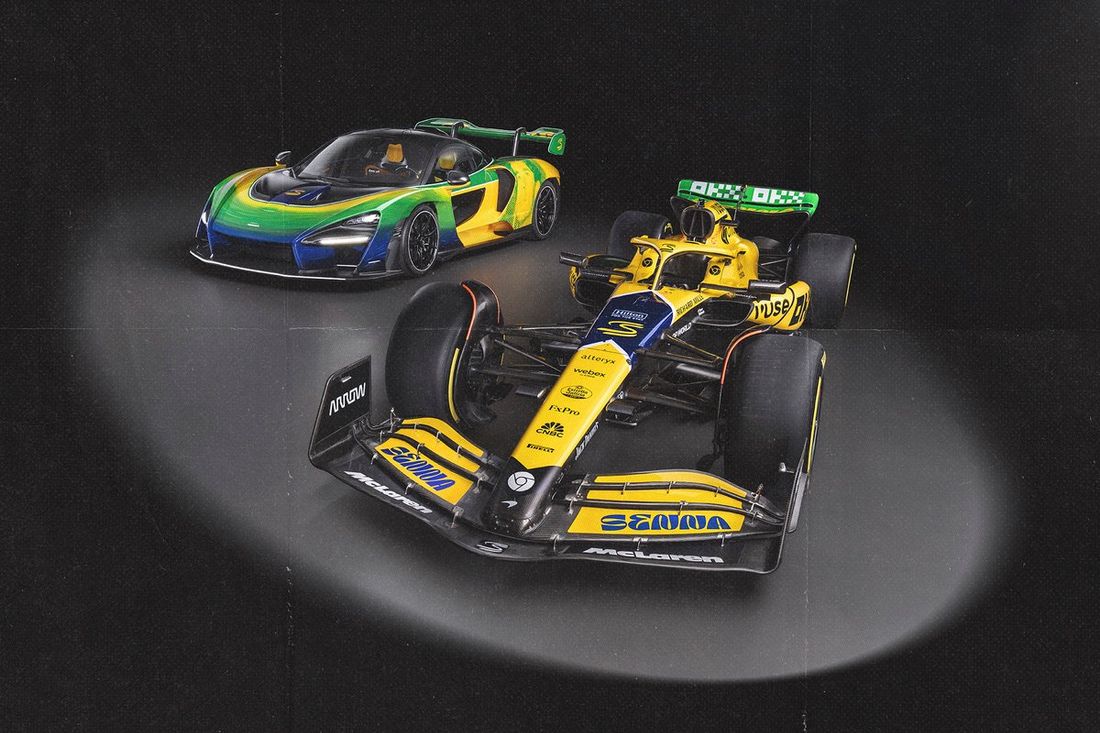 Diseño del McLaren Senna para el GP de Mónaco