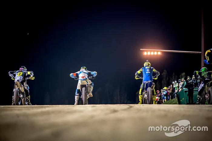 Valentino Rossi en piste