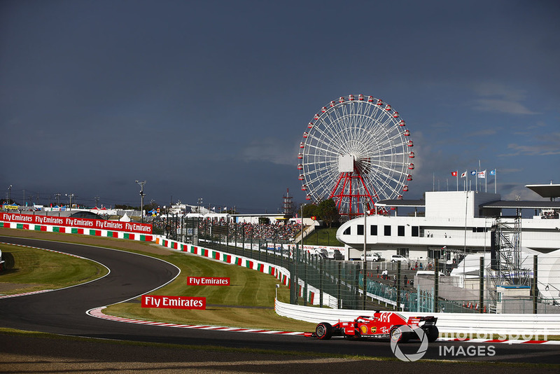Sebastian Vettel, Ferrari SF71H.