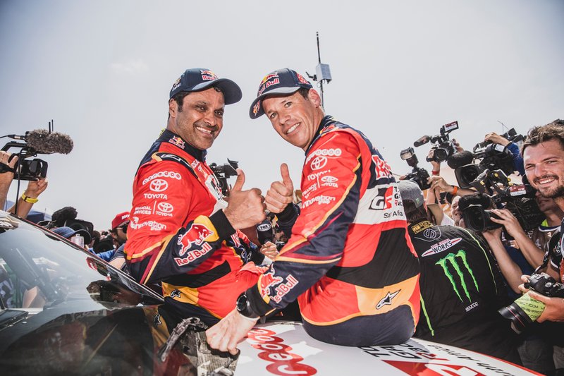 #301 Toyota Gazoo Racing Toyota Hilux: Nasser Al-Attiyah, Matthieu Baumel