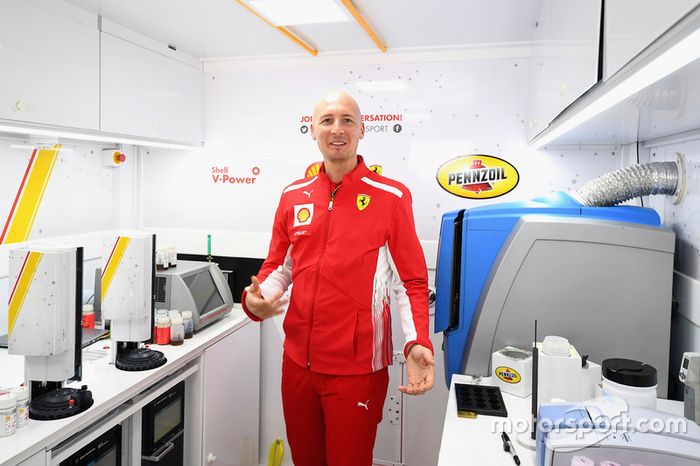 Benoit Poulet en Shell Track Lab