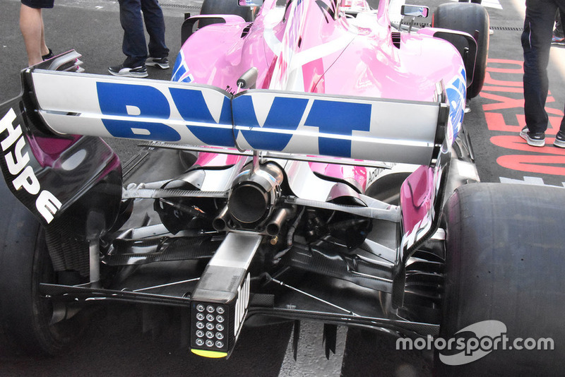 Racing Point Force India VJM11 : vue arrière