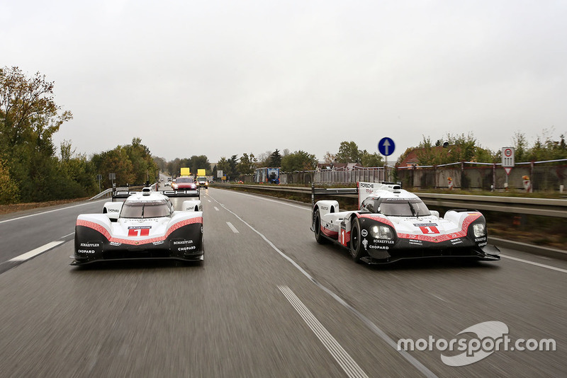 Porsche 919 Hybrid Evo auf öffentlicher Straße