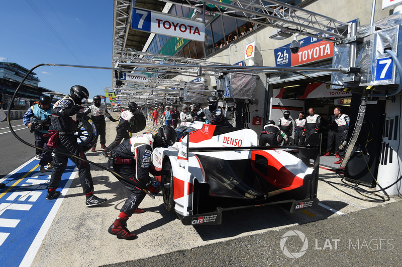#7 Toyota Gazoo Racing Toyota TS050 Hybrid: Mike Conway, Kamui Kobayashi, Stéphane Sarrazin