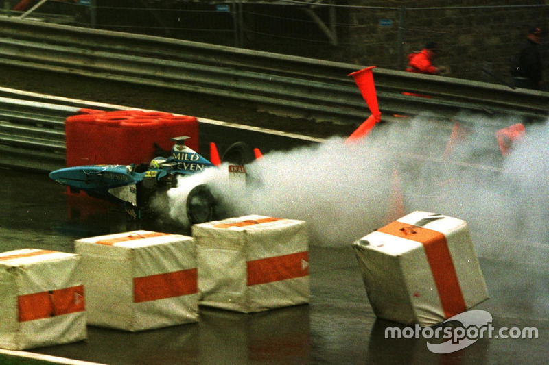 Chrash: Giancarlo Fisichella, Benetton