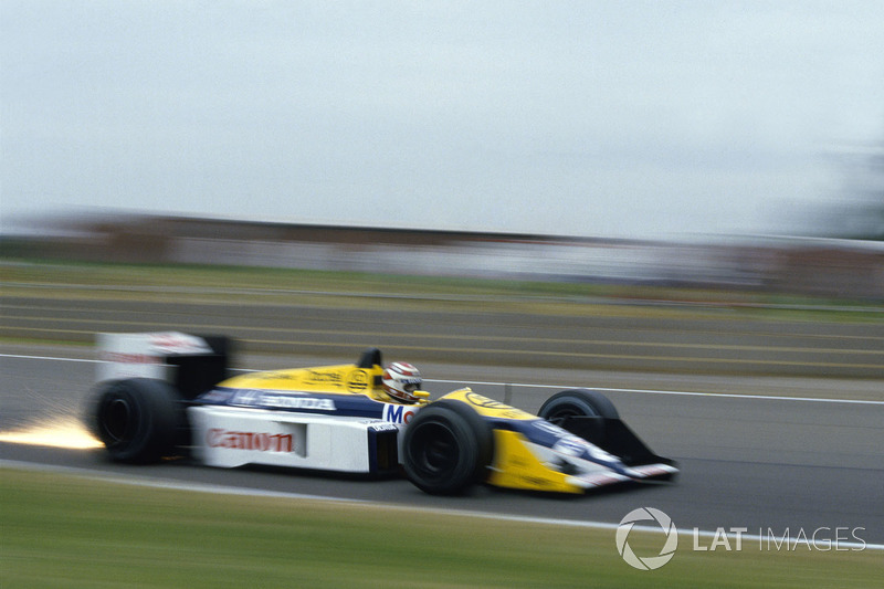 19. Нельсон Пике, Williams FW11B, Гран При Великобритании-1987 (Сильверстоун): 1:07,110