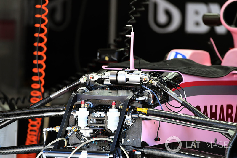 Детали передней подвески Force India VJM10