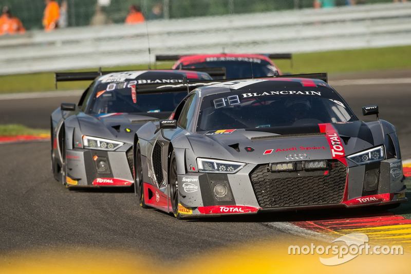 #5 Audi Sport Team WRT Audi R8: Marcel Fässler, Dries Vanthoor, Will Stevens