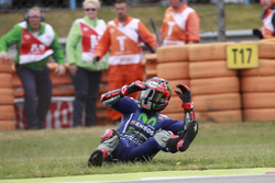 Maverick Viñales, Yamaha Factory Racing, choque
