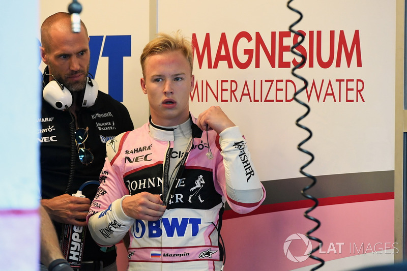 Никита Мазепин, Force India