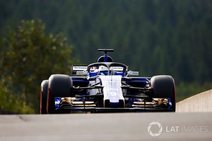 Marcus Ericsson, Sauber C36 con el Halo