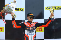 Podium : troisième place pour Chaz Davies, Ducati Team
