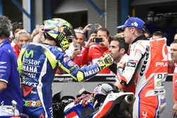 Valentino Rossi, Yamaha Factory Racing, und Scott Redding, Pramac Racing